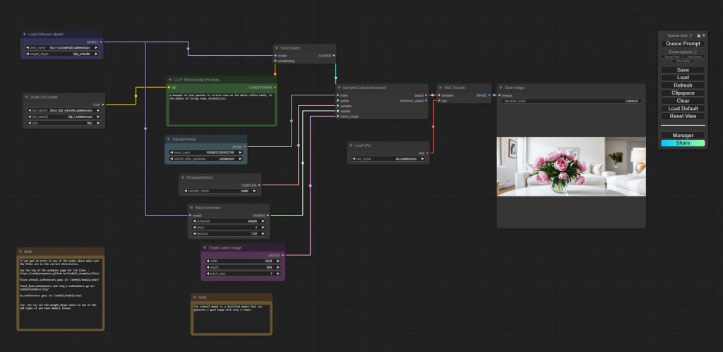 podgląd workflow comfyui